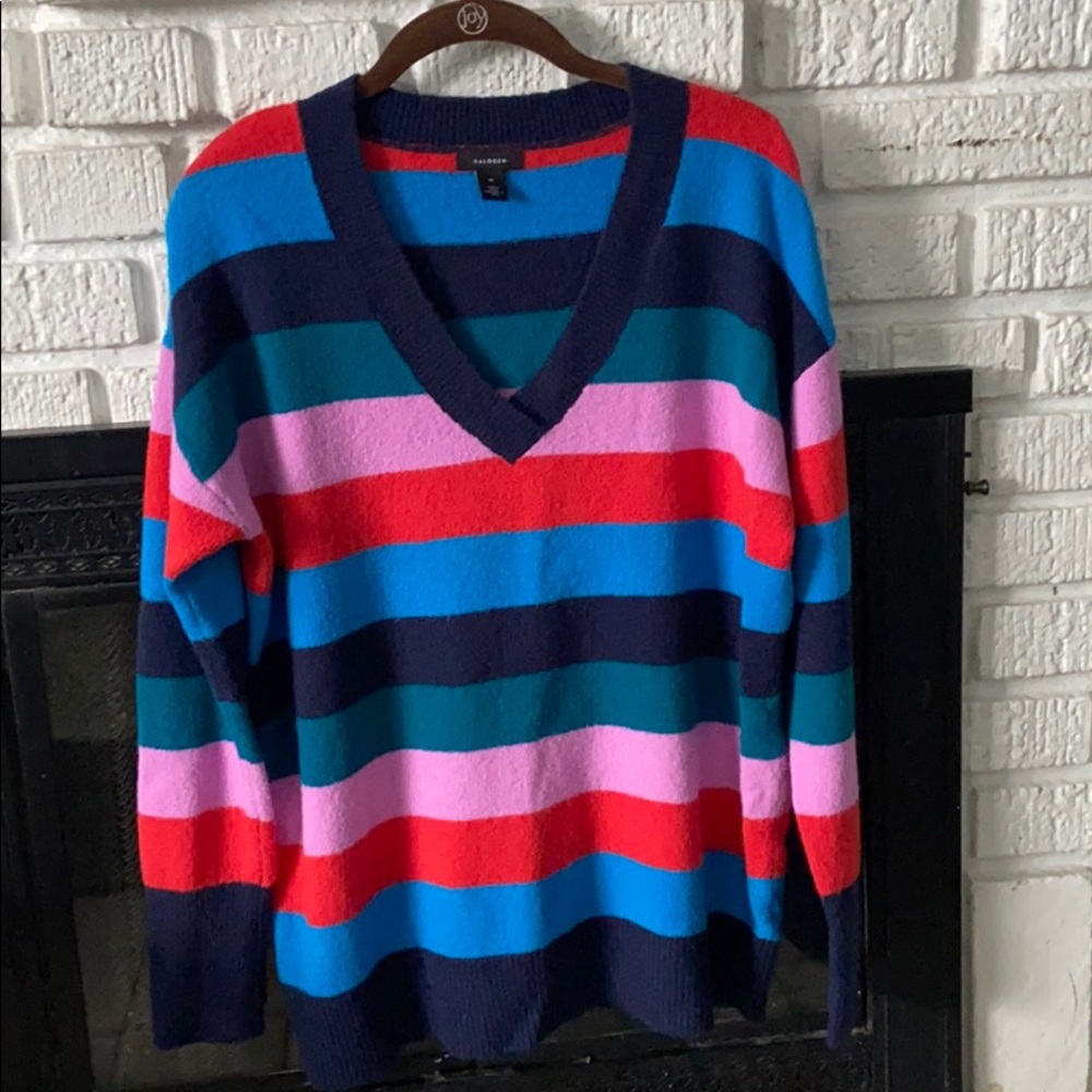Striped multicolored sweater